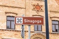 Old brick Synagogue, Jewish shul or temple Royalty Free Stock Photo