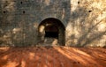 Old brick tunnel.