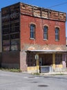 Old Brick Vacated building in Butte Historic District Royalty Free Stock Photo