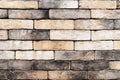 Old brick wall. Colorful old wall background. Royalty Free Stock Photo