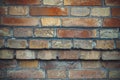 Old brick wall background with different bricks