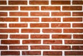 Old brick wall background in red color Royalty Free Stock Photo