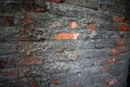 Old brick wall with blured area Royalty Free Stock Photo