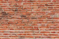 Old brick wall, Close Up old texture of red stone blocks. Royalty Free Stock Photo