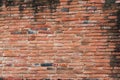 Old brick wall, Close Up old texture of red stone blocks. Royalty Free Stock Photo