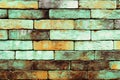 Old brick wall. Colorful old wall background. Royalty Free Stock Photo