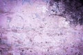 old brick wall. cracked concrete. pink, purple texture. vintage background. rustic style, mold. Royalty Free Stock Photo