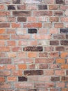 Old Brick Wall In Different Colors