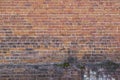 Dark Red Brick wall background and texture.Old Brick wall. Grunge red vintage background. Royalty Free Stock Photo