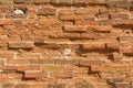 Old brick wall lit by the sun Royalty Free Stock Photo