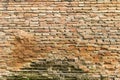 Old brick wall pattern background, red brick wall texture Royalty Free Stock Photo
