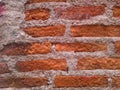 Old brick wall pattern and cemented Royalty Free Stock Photo