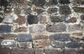 Old brick wall patterned surface Royalty Free Stock Photo