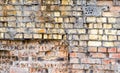 The old brick wall Royalty Free Stock Photo