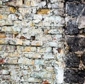 The old brick wall with rich texture Royalty Free Stock Photo