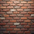 Brick wall with rustic rough surface Royalty Free Stock Photo