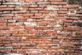 Old Brick Wall Texture background image. Grunge Red Stonewall Background Royalty Free Stock Photo