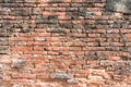 Old Brick Wall Texture background image. Grunge Red Stonewall Background Royalty Free Stock Photo