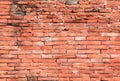 Old Brick Wall Texture background image. Grunge Red Stonewall Background Royalty Free Stock Photo