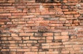 Old Brick Wall Texture background image. Grunge Red Stonewall Background Royalty Free Stock Photo