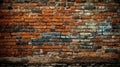 Old brick wall texture background for interior exterior decoration and industrial construction concept design Royalty Free Stock Photo