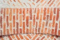 Old brick wall. Texture of old brown and red brick wall. Vintage brick wall seamless texture Royalty Free Stock Photo