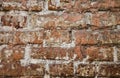 Old Brick Wall Texture background image. Grunge Red Stone wall Background Royalty Free Stock Photo