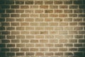 Old brick wall texture grunge background to interior design Royalty Free Stock Photo