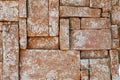 Old brick wall texture pattern grunge background ,concept to int Royalty Free Stock Photo