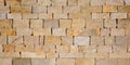 Old brick wall texture stripe stone wall pattern sand background