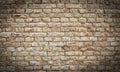 Old brick wall with white paint background texture close up Royalty Free Stock Photo