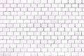 Old brick wall, the white surface of the stone blocks Royalty Free Stock Photo