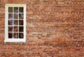 Old Brick Wall with Window Royalty Free Stock Photo