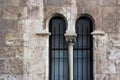 Old brick wall with window, arabic style