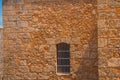 Castillo Del Morro. Old brick wall with window. A fragment of the fortress. Cuba. Havana. Royalty Free Stock Photo