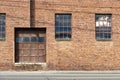 Old Brick Warehouse Door And Windows Royalty Free Stock Photo
