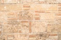 Old bricks background. Ancient weathered stone wall texture Royalty Free Stock Photo