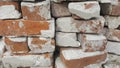 Old bricks texture. Abstract texture Royalty Free Stock Photo