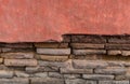 Old bricks wall background.
