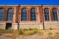 Old brickwall in Puerto Sagunto at Valencia