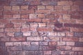 Old brickwork, rustic tone Royalty Free Stock Photo