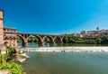 Old bridge in Albi, France