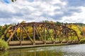 Old bridge in Autumn Royalty Free Stock Photo