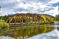 Old bridge in Autumn Royalty Free Stock Photo