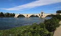 The old bridge of Avignon, France Royalty Free Stock Photo