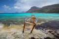 Old bridge on the Balos lagoon, Crete Royalty Free Stock Photo