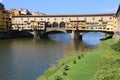 Old Bridge called Ponte Vecchio in Florence Italy Royalty Free Stock Photo