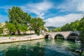 Old bridge in the centre of Crikvenica, Croatia