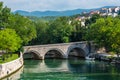 Old bridge in the centre of Crikvenica, Croatia