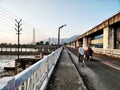 An old bridge connecting people across country and different people